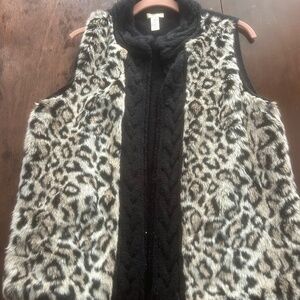 Flaux Fur Vest.